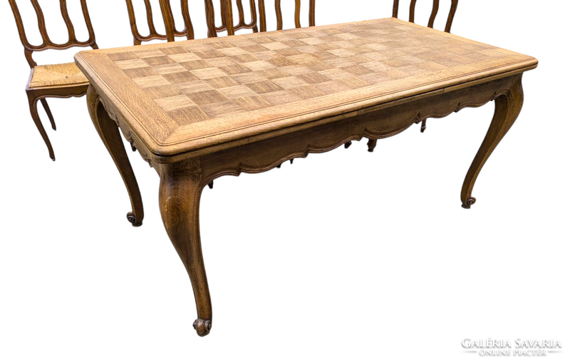 Neobarokk 6 székes étkező garnitúra