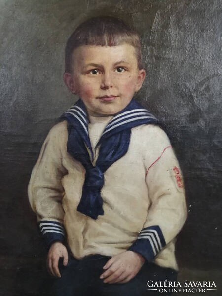 ROMBAY ISTVÁN /1888-1974/ - MATRÓZRUHÁS KISFIÚ