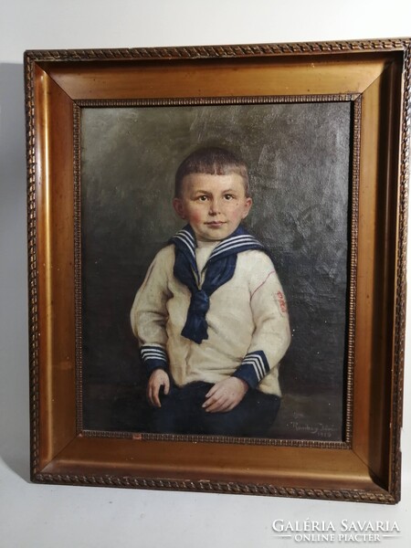 ROMBAY ISTVÁN /1888-1974/ - MATRÓZRUHÁS KISFIÚ