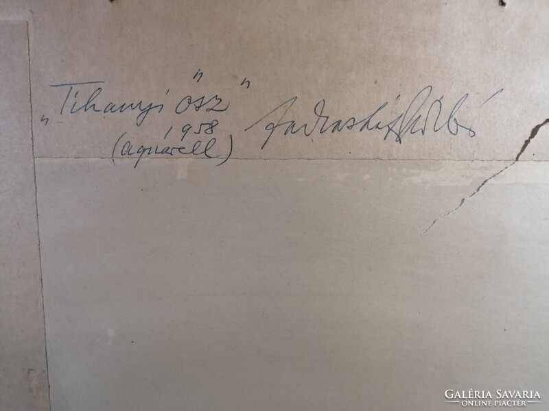 FARKASHÁZY MIKLÓS /1895-1964/ - TIHANYI ŐSZ 1958