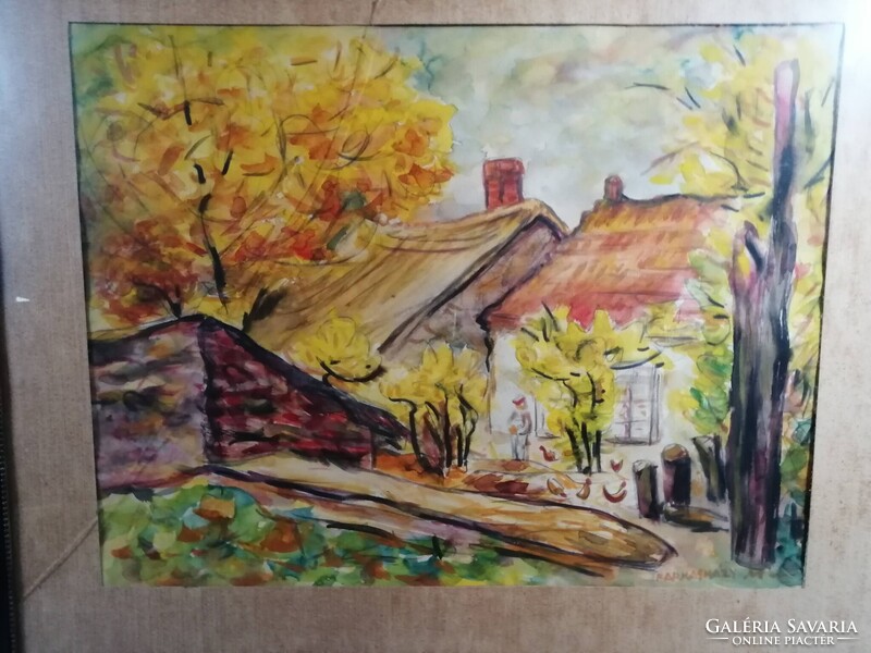 FARKASHÁZY MIKLÓS /1895-1964/ - TIHANYI ŐSZ 1958