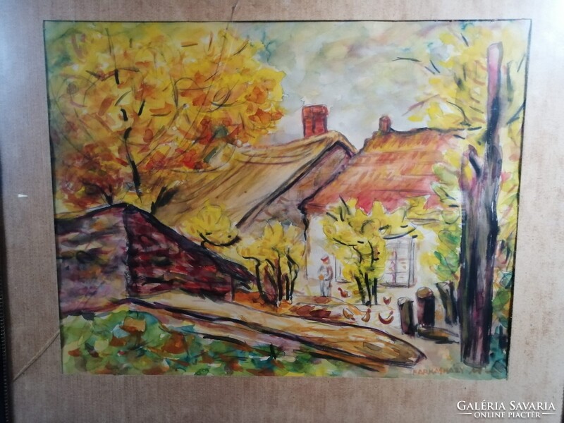FARKASHÁZY MIKLÓS /1895-1964/ - TIHANYI ŐSZ 1958