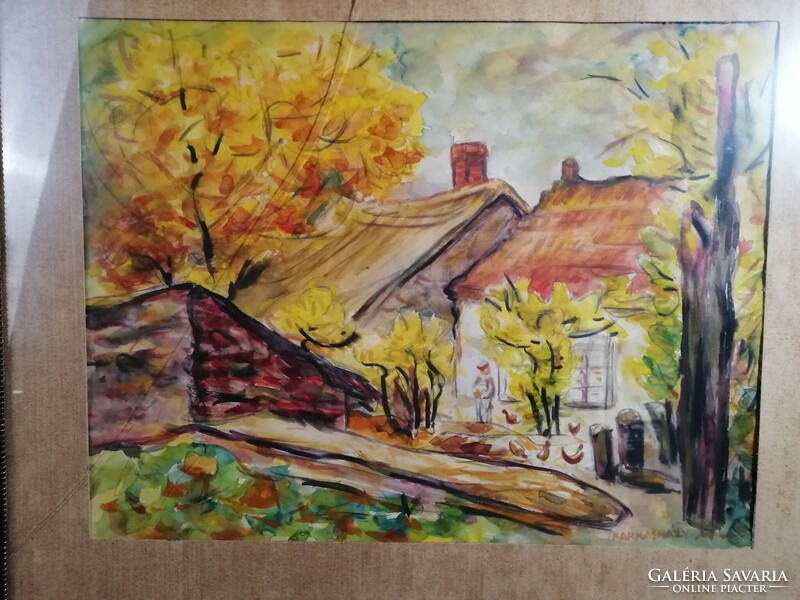 FARKASHÁZY MIKLÓS /1895-1964/ - TIHANYI ŐSZ 1958