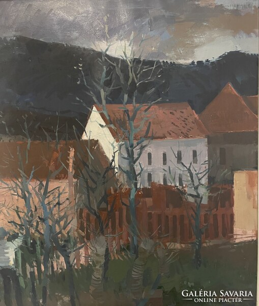 HATALMAS!!! Luzsicza Lajos (1920-2006) 116x166!!! cm EREDETI olajfestménye