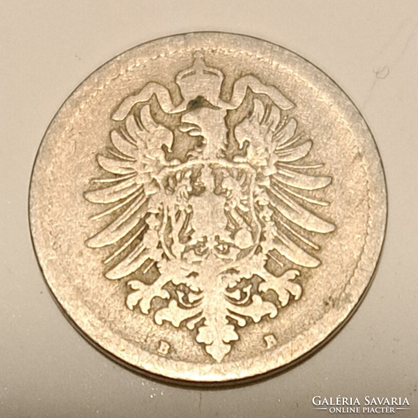 1876.  B. Deutsches Reich, 10 pfennig . (606)