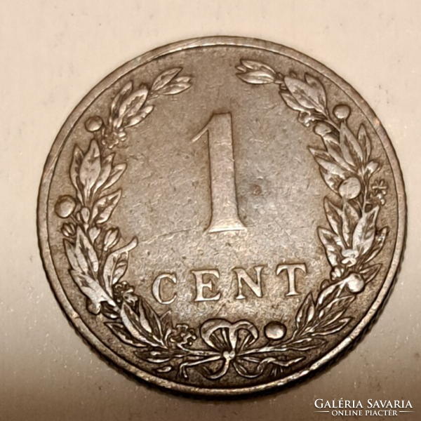 1905. Hollandia  1 Cent  Wilhelmina királynő (1890 - 1948) (616))