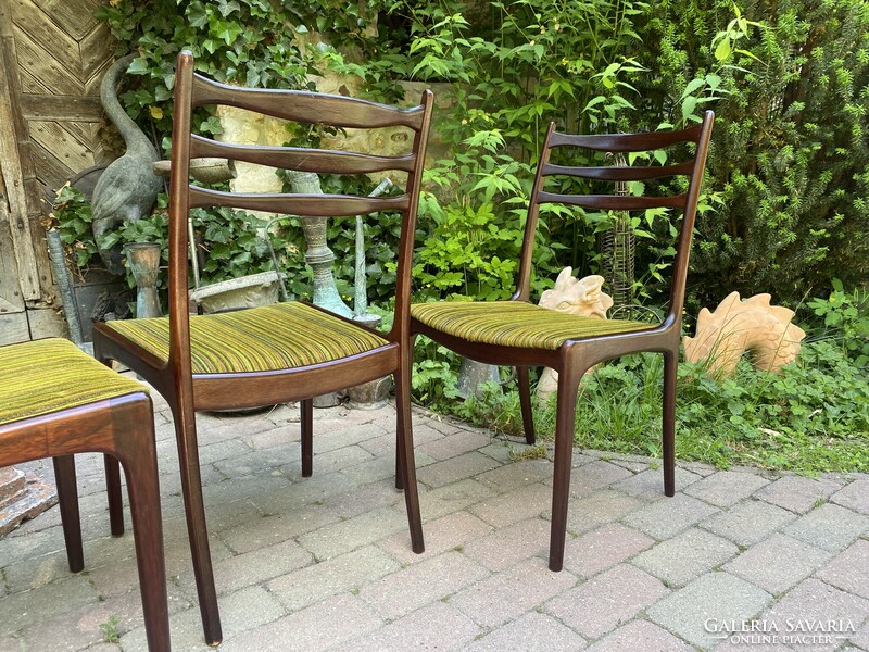 Mid Century Dán Design Székek Paliszander