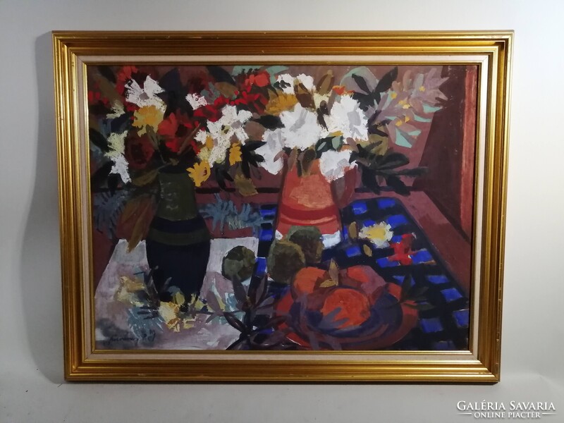 SZILVÁSY PÁL /1920-1996/ CSENDÉLET - KÉPCSARNOK VÁLLALAT