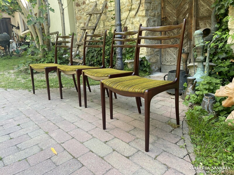 Mid Century Dán Design Székek Paliszander