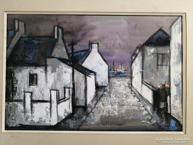 "RUE EN BRETAGNE"  ROLL (école contemporaine) - UTCA BRETAGNE-BAN ROLL SZIGNÓVAL (kortárs iskola(