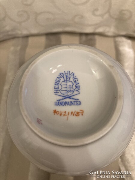 Herendi Nanking bouquet váza 16 cm