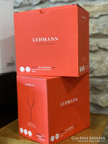 MANDOIS Champagne pezsgős készlet - kétpalackos jégveder és 12 kristálypohár - Esküvői ajándék szett