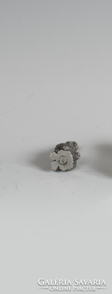 Ezüst miniatűr pudli figura (EZM - 21)