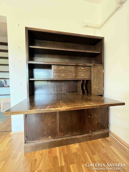 Bauhaus sítlusú íróasztal és könyvespolc egyben