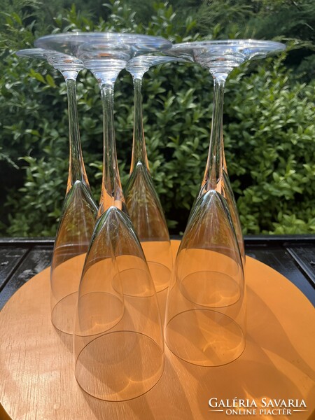 Kivételes Baccarat Dom Pérignon No. 2 kristálypohár-készlet – Csak belső használatra, 1990-es évek