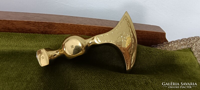 Réz fokos fej "Szoboszlai" jelzéssel