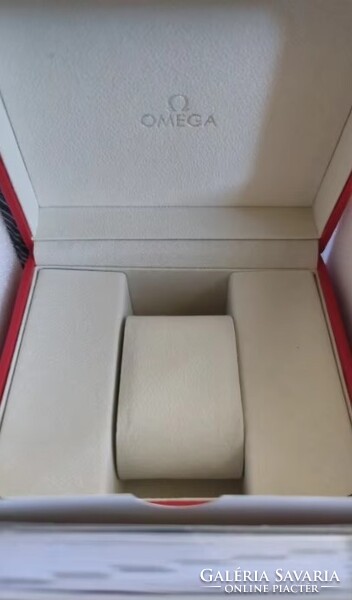 Omega eredeti óra doboz,certifikáció + promocios füzet