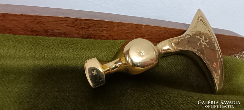 Réz fokos fej "Szoboszlai" jelzéssel