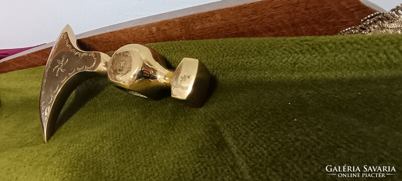 Réz fokos fej "Szoboszlai" jelzéssel