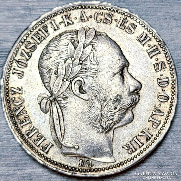 Ferenc József ezüst 1 Forint 1888 KB