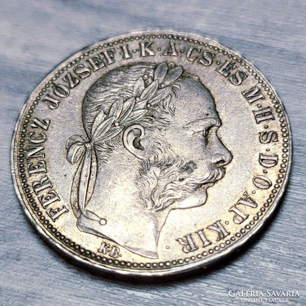 Ferenc József ezüst 1 Forint 1888 KB