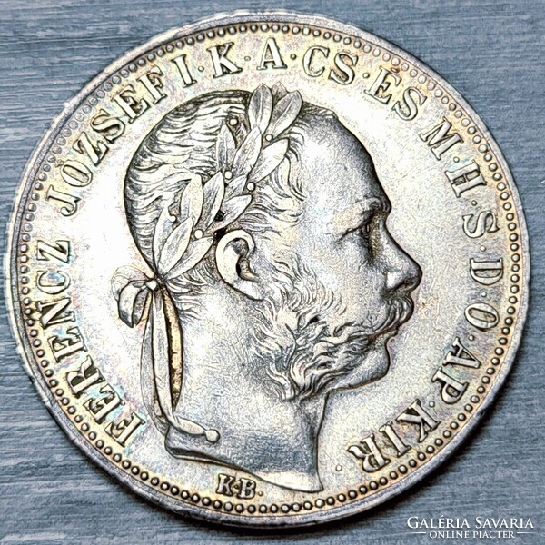 Ferenc József ezüst 1 Forint 1888 KB