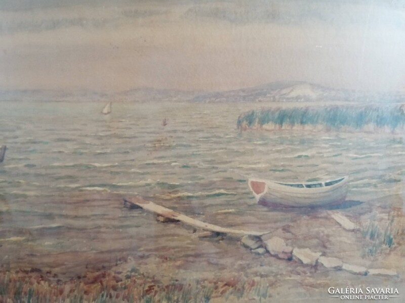 HOLLÓ ALAJOS /1876-1963/ - BALATONI VITORLÁSOK