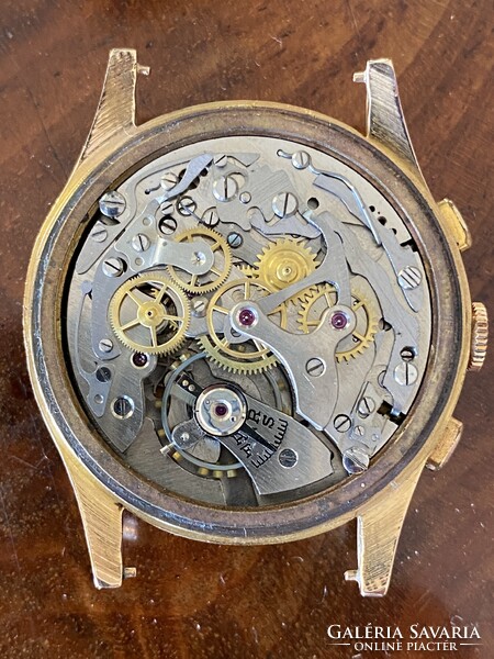 Chronographe Suisse  Kronográf 18k Arany Férfi Karóra 1960