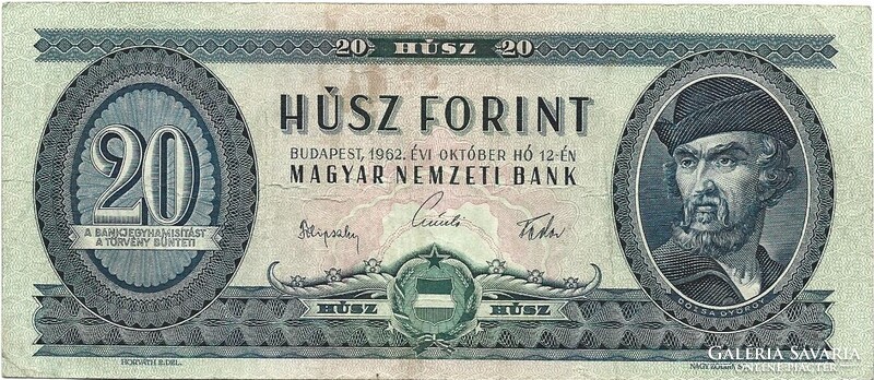 20 forint 1962 2.