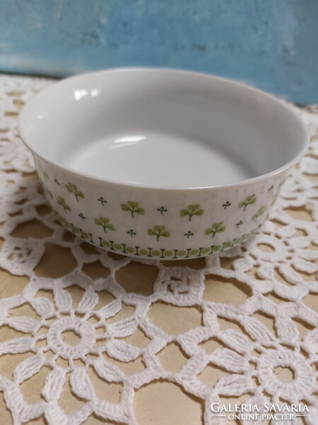 Alföldi petrezselyem, lóhere mintás porcelán savanyúságos, kompótos, csemegés tál, tálka
