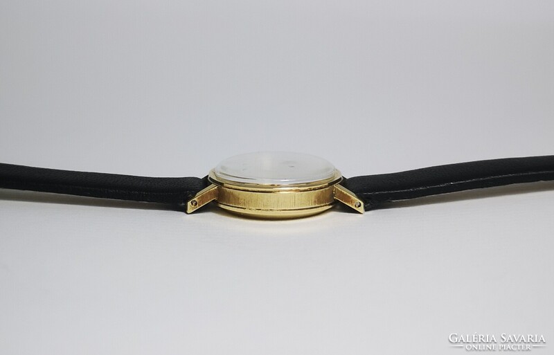 Omega geneve 14k gold - from 1977 - serviced, with warranty, tiktakwatch service card!