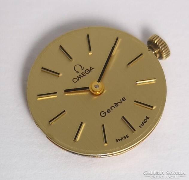 Omega geneve 14k gold - from 1977 - serviced, with warranty, tiktakwatch service card!