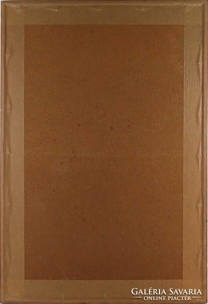 1V882 Kósza-Sipos László : Szentendre - tusrajz 38 x 14 cm