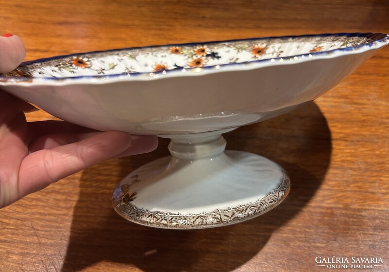 Fajansz Doulton Arnold ritka talpas torta tál
