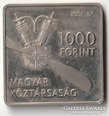 1000 Forint Adorján János Az első sikeres magyar repülőgép tervezője.