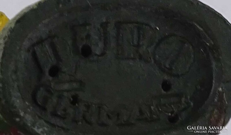 1V740 Antik német Elastolin Western figura csomag cowboyok és indiánok 23 darab + tereptárgyak
