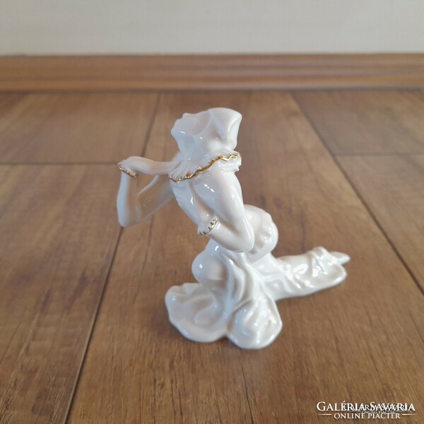 Antik Hutschenreuther porcelán Pierrot figura