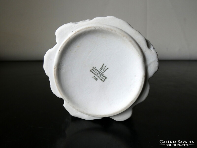 Bareuther Waldsassen Bavaria Germany 242 Fa Mintázatú Porcelán Váza 1960.
