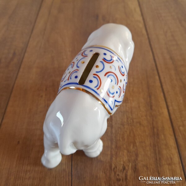 Antik Zsolnay porcelán elefánt persely