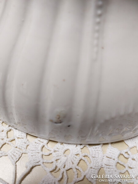 Régi, Zsolnay fehér porcelán nagy tál - Hungária sorozat