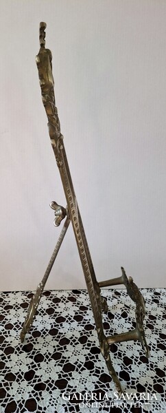 GYÖNYÖRŰ NEO ROKOKÓ RÉZ ASZTALI FÉNYKÉP TARTÓ ÁLLVÁNY