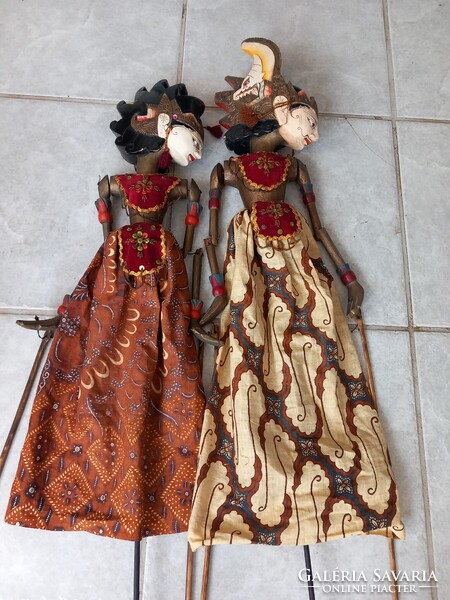 Indonéz Wayang Golek báb 2db