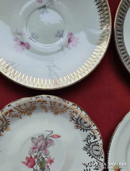 6 Winterling Röslau Marktleuthen Alka Kunst Bavaria Schwarzenhammer német porcelán csészealj csomag