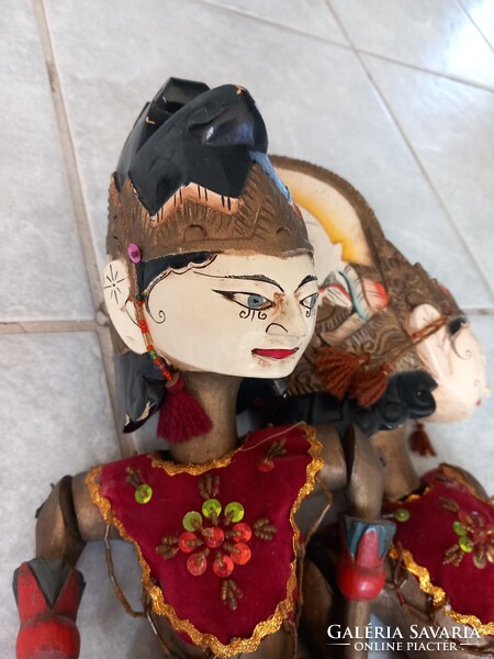 Indonéz Wayang Golek báb 2db