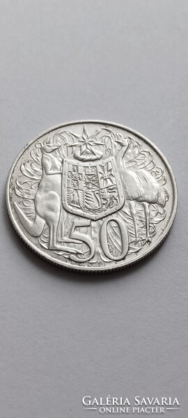 Angol királyi Ezüst:  50 Cent 1966, Ag.: 0.800, Ausztrália
