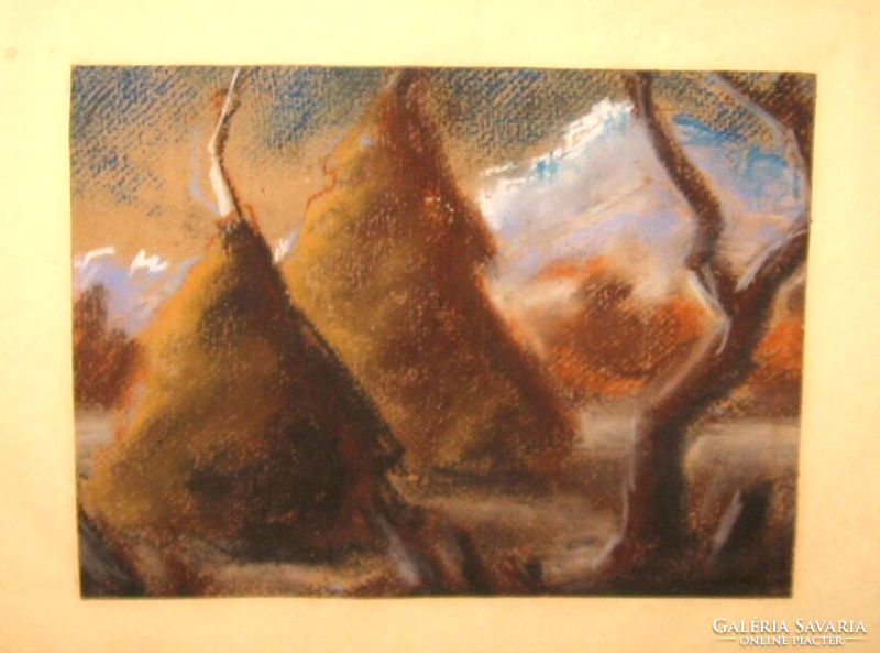 NAGYBÁNYAI SZÉNABOGLYÁK GARANTÁLTAN EREDETI CSODASZÉP SZTELEK NORBERT / 1884-1956 / KÉP