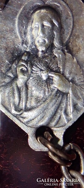 Antik ezüst rózsafüzér – 1900-as évek eleje, Franciaország