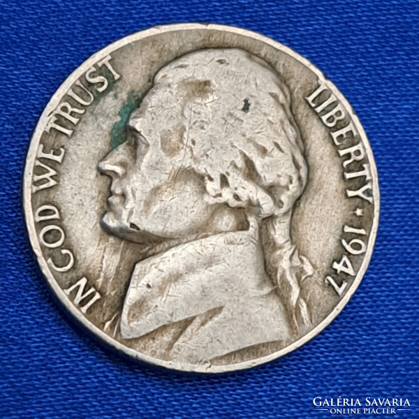 1947.  USA 5 Cent  (1780)