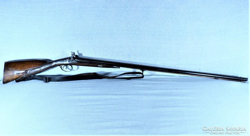 KÁPRÁZATOS, ANTIK, DUPLACSÖVŰ PUSKA, FRANCIAORSZÁG, CA. 1820!!!
