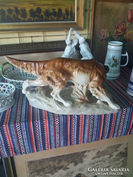Royal Dux . Kutya .50 cm . O
